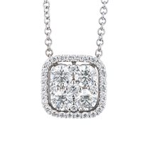 Collar Valentina Callegher Mujer TWIST in Oro blanco Diamante 0.180 Ct 26077777 - 26077777